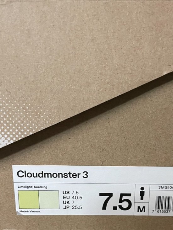 On Cloudmonster 3 - Mens 7.5 - Limelight | Seedling main image 6